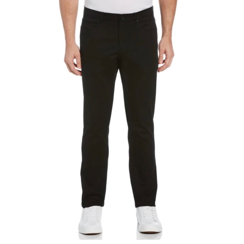 Perry Ellis Jeans Stretch Denim Black Over Dye Slim Fit Men’s Size 30 X 32